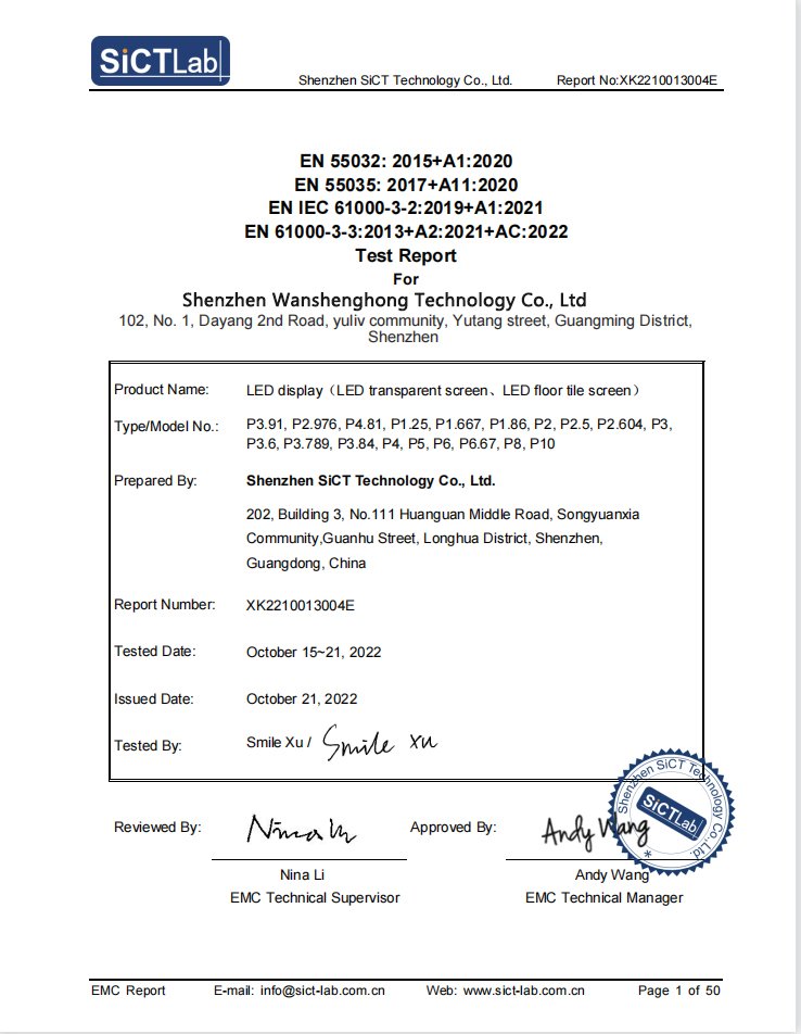 EMC Report